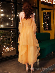 A-Line Tulle Beaded Straps Sweetheart Party Dress, Tulle Short Homecoming Dress