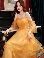 A-Line Tulle Beaded Straps Sweetheart Party Dress, Tulle Short Homecoming Dress