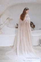 A Line V-neck Shiny Sequin Beaded Prom Dresses