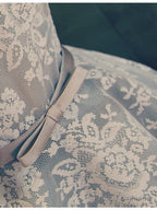 A Line V Neck Short Lace Prom Dresses, Homecoming Graduation Dresses, Short Lace Bridesmaid Dresses