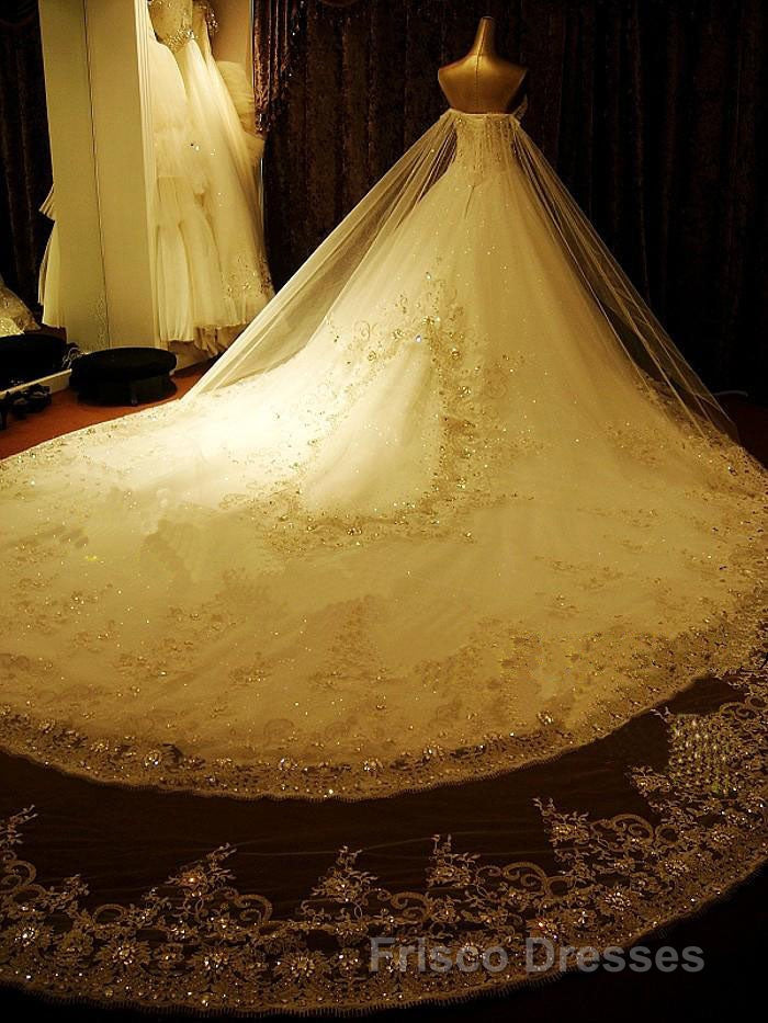 Amazing Bridal Dress Sweetheart Appliques Crystal Beading Classic A Line Bridal Gowns