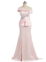 Amazing Pink Mother Of The Bride Dresses Mermaid V-neck Cap Sleeves