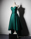 Asymmetric Bridesmaid Dresses Satin Sweetheart Corset