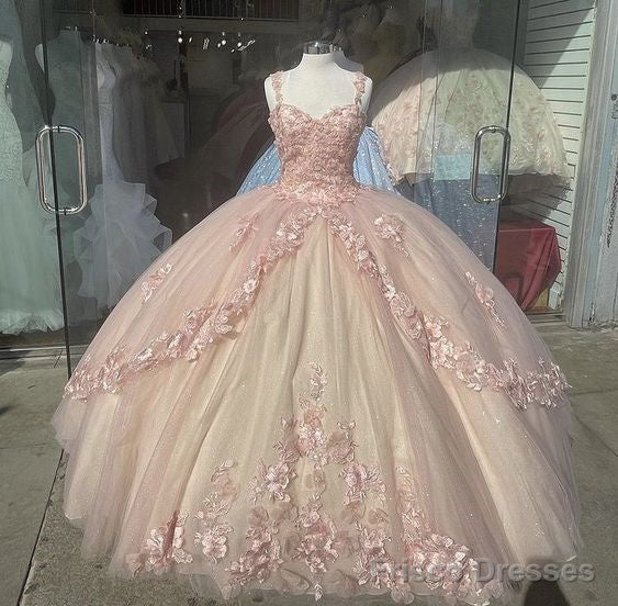 Baby Pink Quinceanera Dress Elegant Prom Dresses, Long Evening Dress Main image