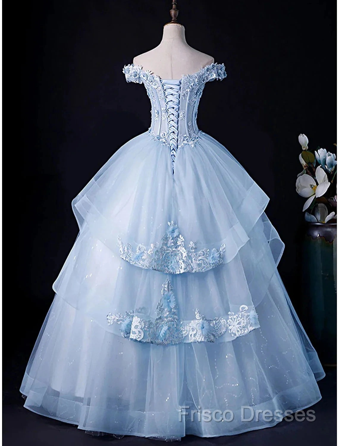 Ball Gown Formal Gown Minimalist Dress Formal Wedding Guest Floor Length Sleeveless Off Shoulder Tulle Backless With Pleats Appliques