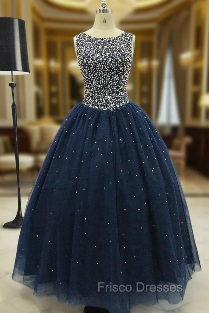 Ball Gown Formal Dress With Jewel-embellished Bodice Long Elegant Formal Prom Dress Main image