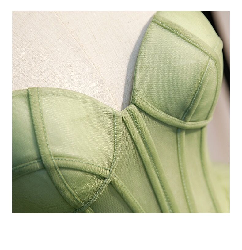 Ball Gown, Green Prom Dresses Vintage Prom Dress