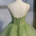 Ball Gown, Green Prom Dresses Vintage Prom Dress