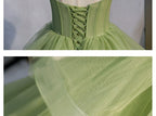 Ball Gown, Green Prom Dresses Vintage Prom Dress