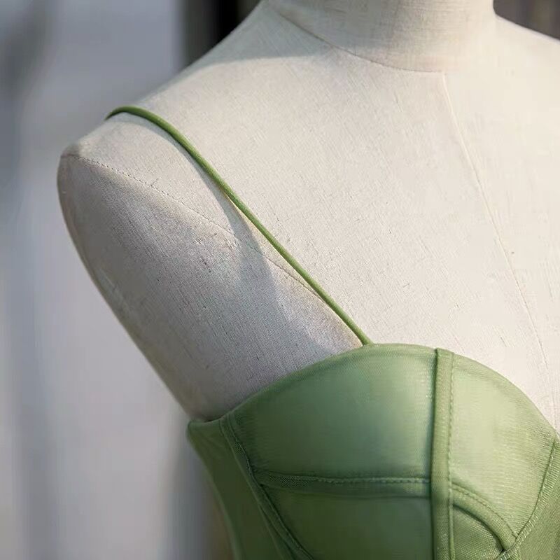 Ball Gown, Green Prom Dresses Vintage Prom Dress