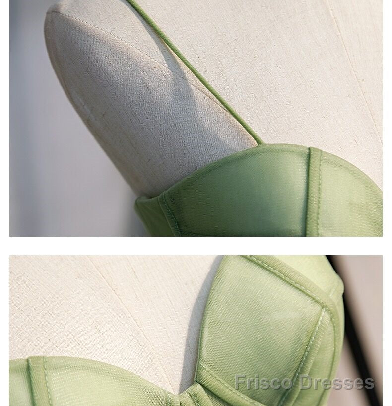 Ball Gown, Green Prom Dresses Vintage Prom Dress Lp1237
