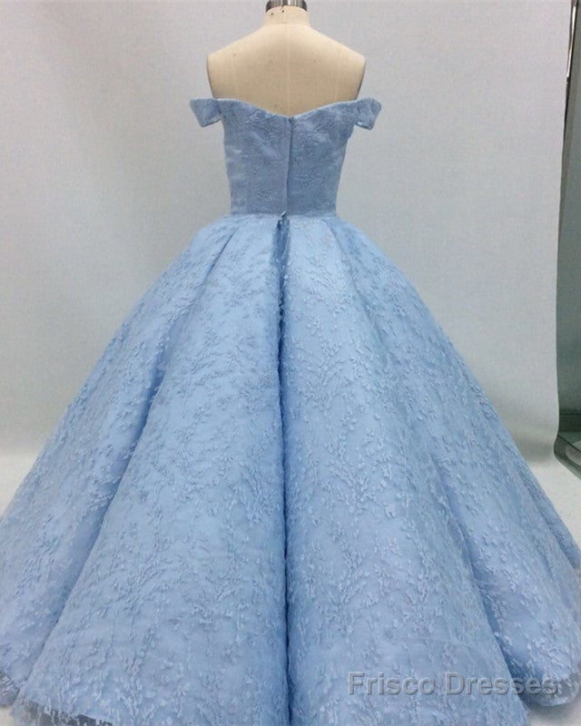Ball Gown Lace Off The Shoulder Dresses