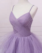 Green/Purple/Blue Fashion Elegant Spaghetti Strap Long Organza Ruffles Ball Gown Evening Gown Graduation Gown Adult Ceremony Gown