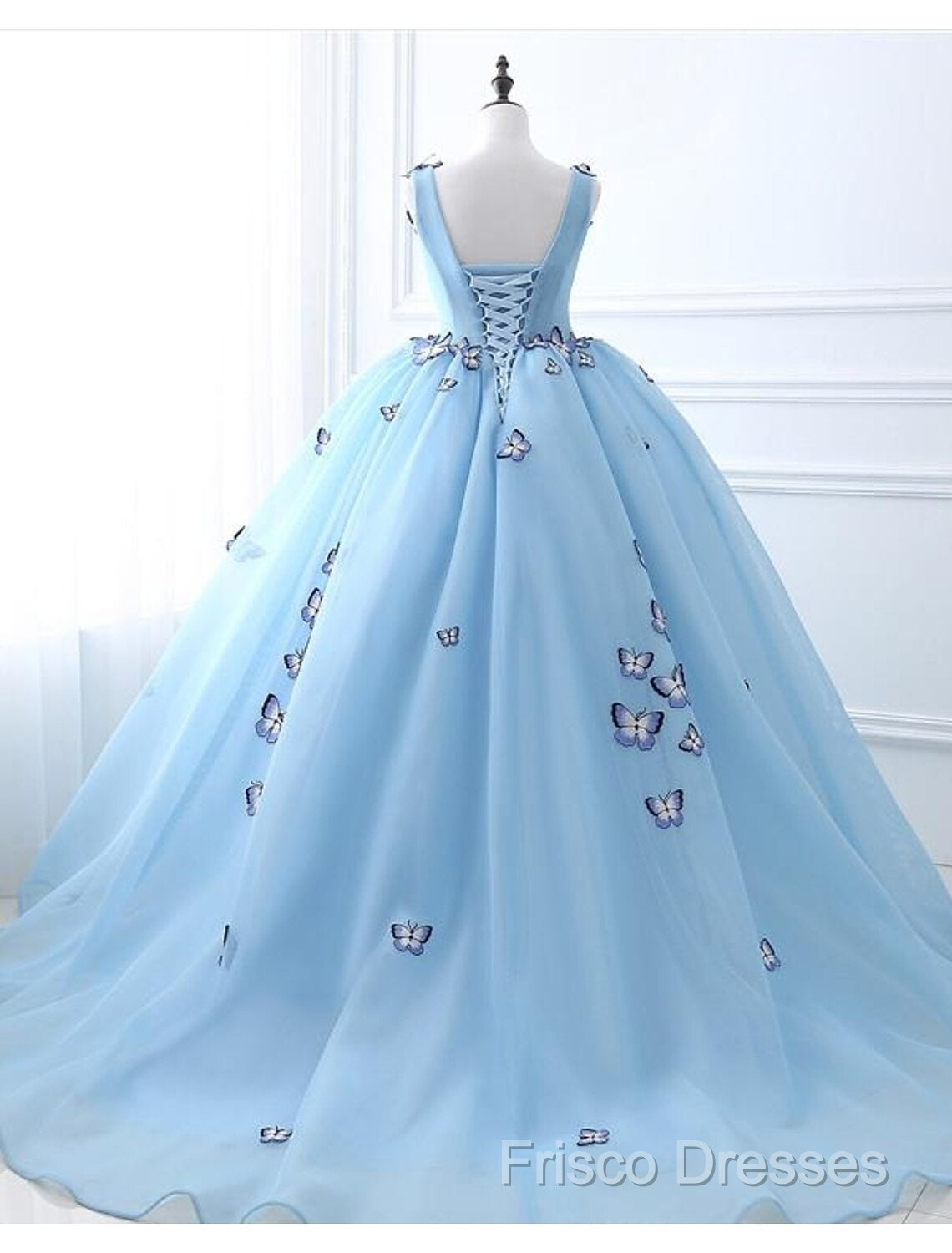 Ball Gown Formal Prom Dress Luxurious Dress Engagement Court Train Sleeveless V Neck Tulle With Pleats Appliques 2