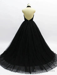 Ball Gown Prom Dresses Open Back Dress Wedding Party Court Train Sleeveless Halter Tulle Backless With Pleats