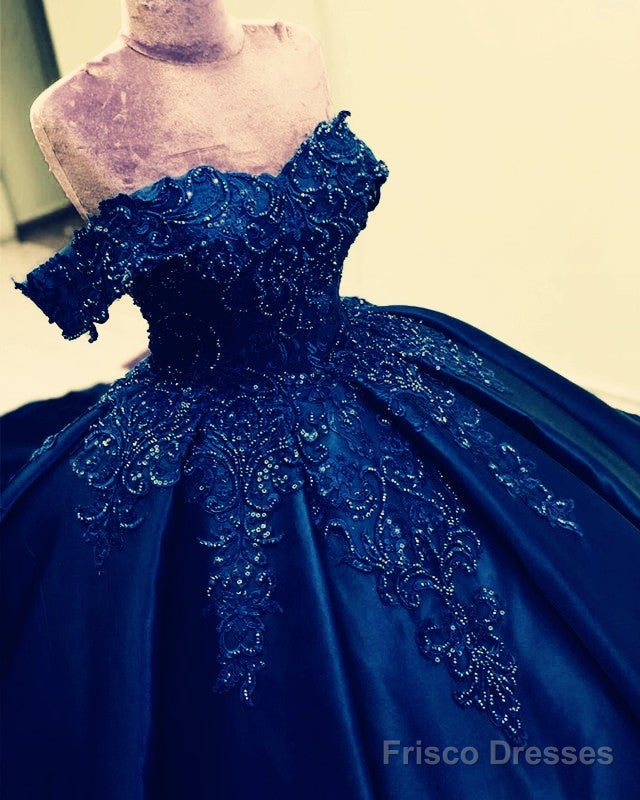 Ball Gown Quinceanera Dresses Lace Embroidery Beaded Off Shoulder Secondary image