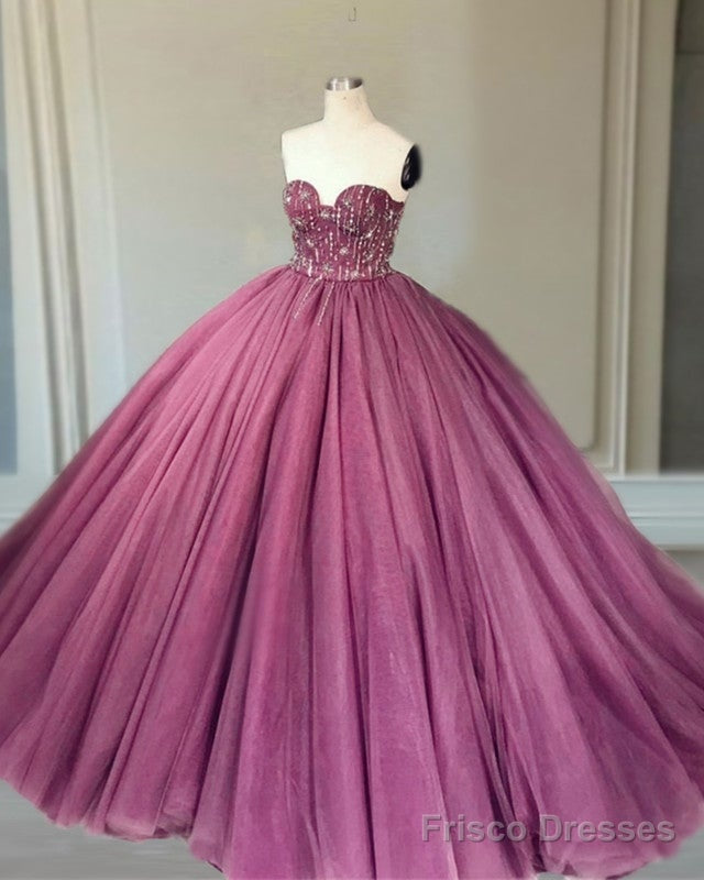 Ball Gown Strapless Beaded Corset Dresses Main image