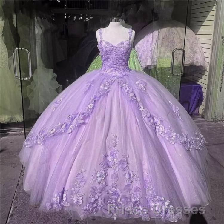 Ball Gown Sweet 16 Dress Princess Quinceanera Dress Lace Appliques Sweet 15 Party Formal Prom Ball Gowns