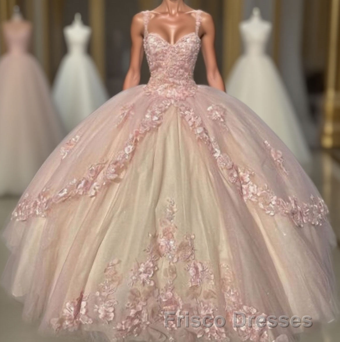 Ball Gown Sweet 16 Dress Princess Quinceanera Dress Lace Appliques Sweet 15 Party Formal Prom Ball Gowns Main image
