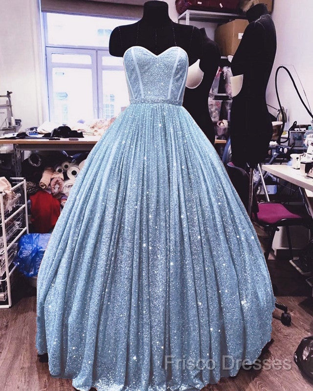 Ball Gown Sweetheart Corset Sparkle Dress Secondary image