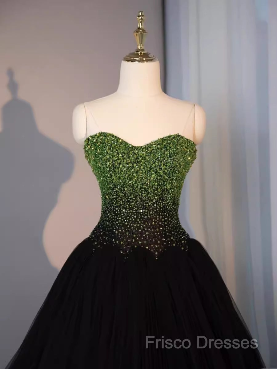 Ball Gown Sweetheart Tulle Black Formal Prom Dress Formal Dress Secondary image