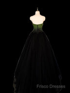 Ball Gown Sweetheart Tulle Black Formal Prom Dress Formal Dress