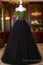 Ball Gown Sweetheart Tulle Black Formal Prom Dress Formal Dress
