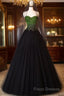 Ball Gown Sweetheart Tulle Black Formal Prom Dress Formal Dress
