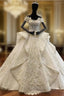 Ball Gown Tulle Sequins Beading Wedding Dress