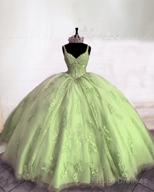 Ball Gown V-Neck Corset Appliques Dress Main image