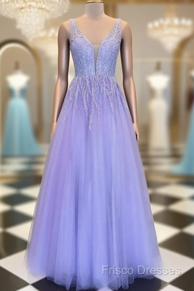 Beading Long Formal Prom Dress,Formal Dress,Charming Dance Dress Main image