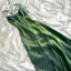 Beautiful A Line Spaghetti Straps Green Long Prom Dresses Evening Gowns