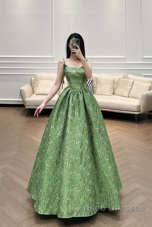 Beautiful Ball Gown Green Lace Formal Prom Gown Long Formal Prom Dress Secondary image