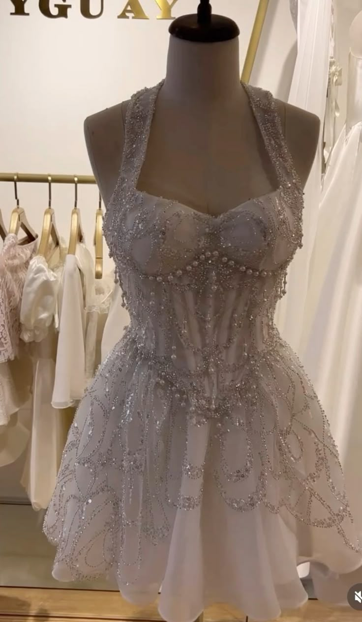 Beautiful Chiffon A Line Mini Birthday Dress White Homecoming Dress Main image