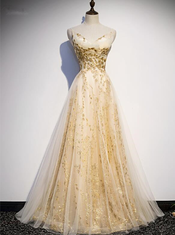 Beautiful Lace Long Prom Gown, New Style Formal Dress Main image