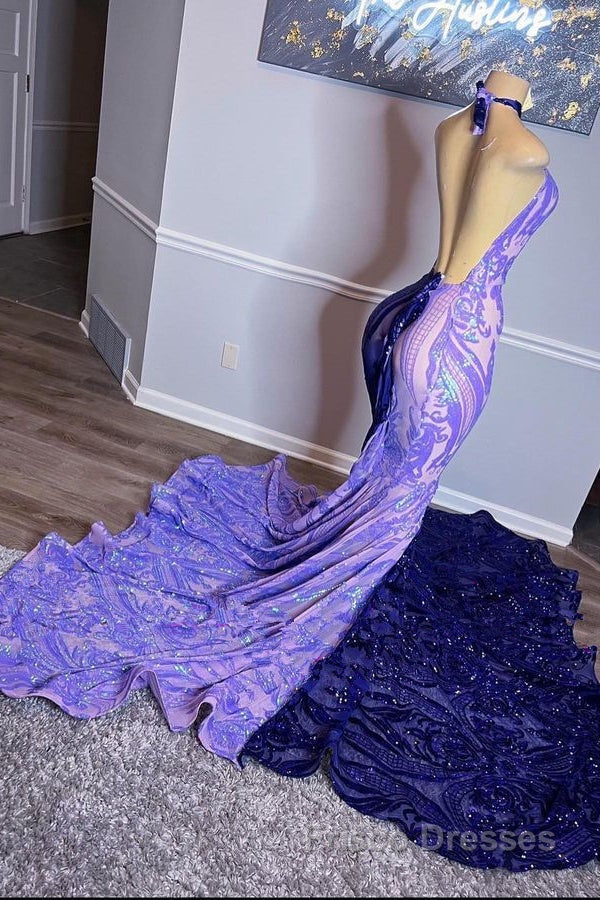 Beautiful Long Mix Colour Sleeveless Mermaid Formal Prom Dresses