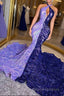 Beautiful Long Mix Colour Sleeveless Mermaid Formal Prom Dresses