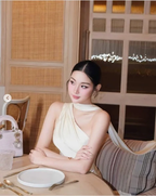 Beautiful One Shoulder Satin Pleated A Line Homecoming Dress