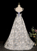 Beautiful Satin Sweetheart Off Shoulder Formal Prom Dress, A-Line Satin Formal Dress