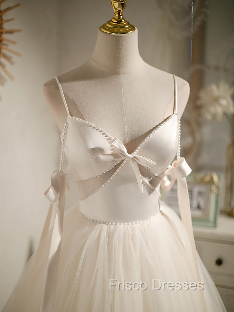 Beige Aline Tulle Short Formal Prom Dress Beige Tulle Homecoming Dress