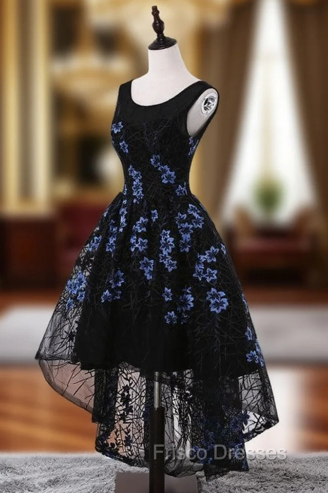 Black A-Line  Homecoming Dress Main image