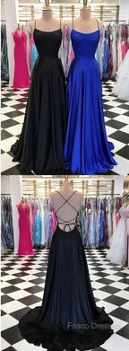 Black And Royal Blue Formal Prom Dress, Formal Gown, Graduation School Party Dress, Winter Formal Dress