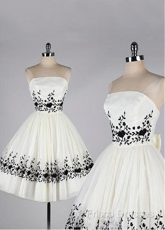 Black And White Homecoming Dress Secondary image