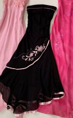 Black Fashion Dress Birthday Party Prom Gown