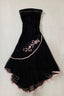 Black Fashion Dress Birthday Party Prom Gown