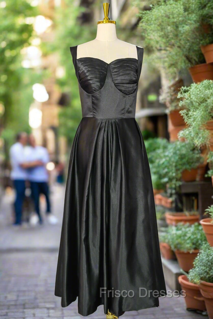 Black Homecoming Dress Pretty Vintage Black Short Mini Dress Senior Main image