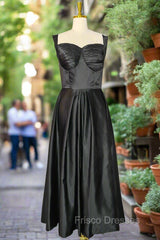 Black Homecoming Dress Pretty Vintage Black Short Mini Dress Senior