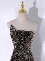 Black Mermaid Sequins Long Formal Prom Dress, Black Formal Dress Party Dress