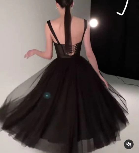 Black Prom Dress, Evening Dress Secondary image