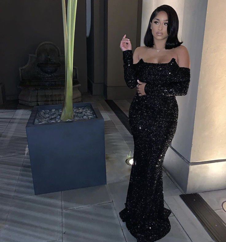 Black Prom Dress, Graduation Party Dresses, Prom Dresses Sequins